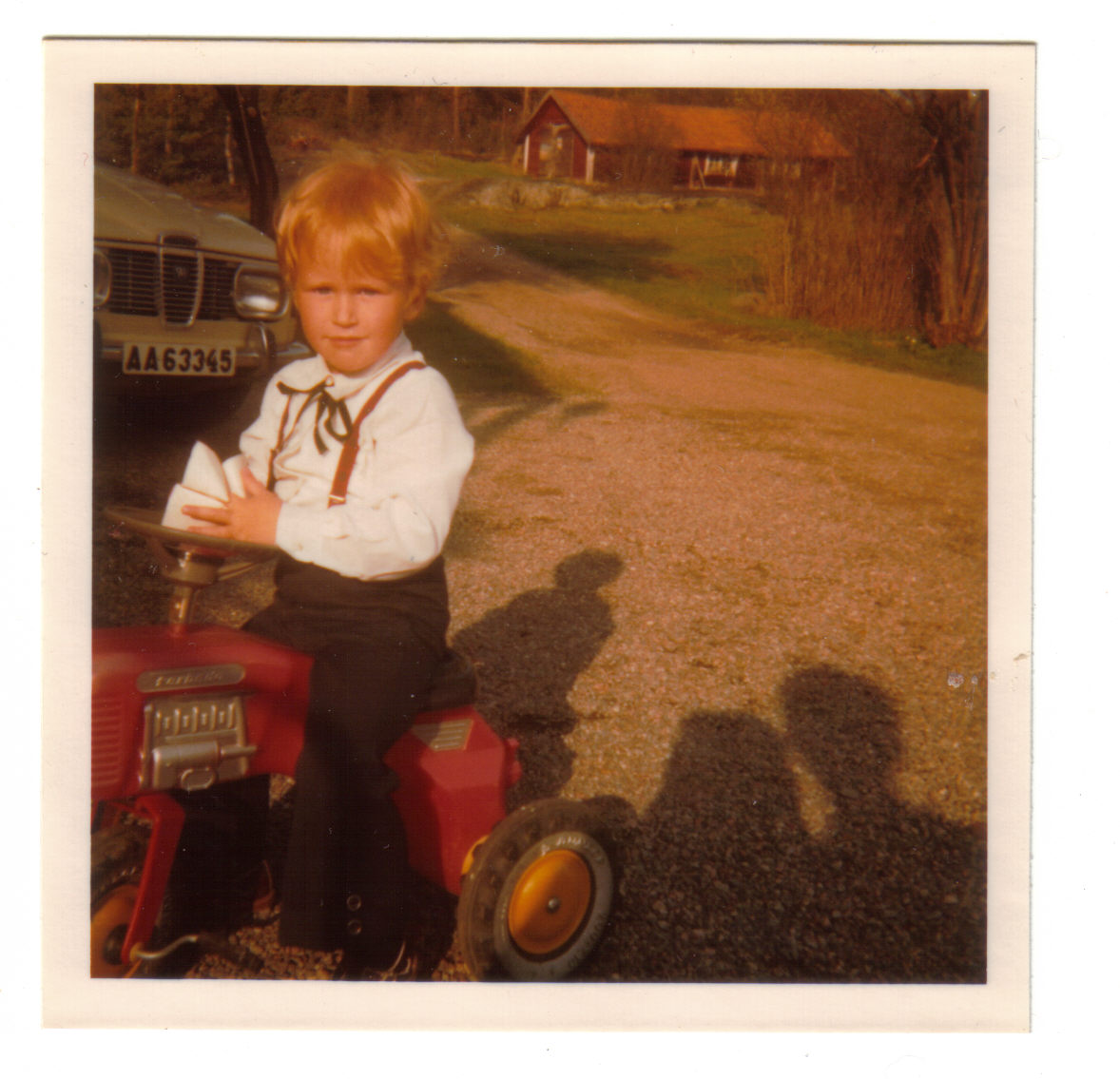 Mickes första traktor 1972